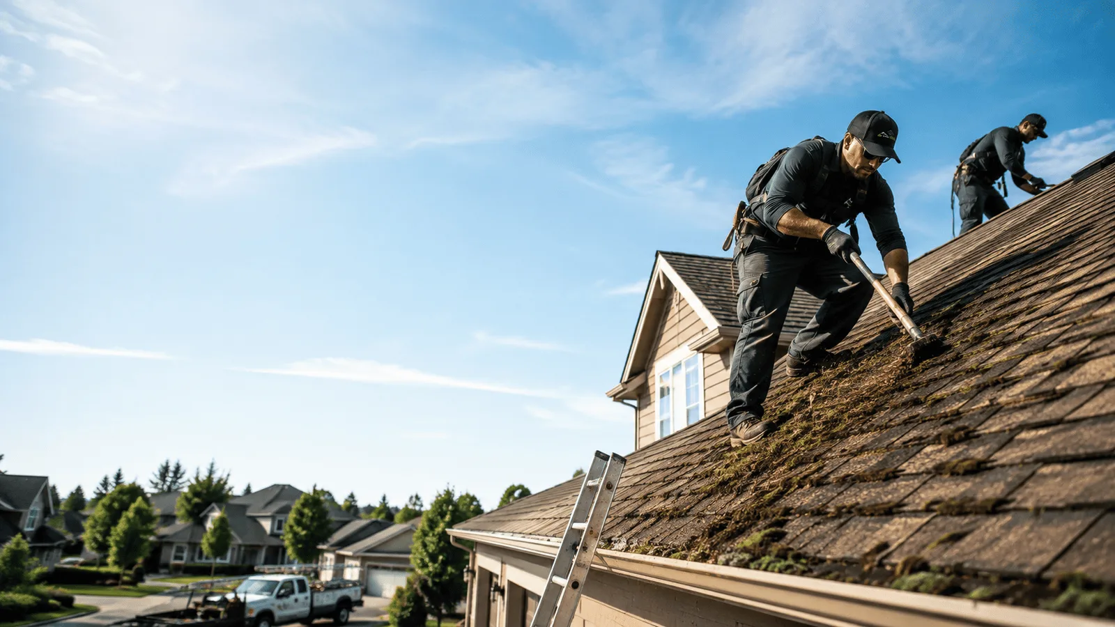 Roof Moss Removal in Spur, TX near me